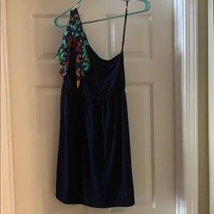 One shoulder mini dress